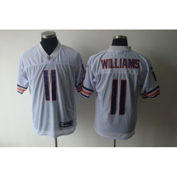 Bears #11 Roy Williams White Stitched NFL Jersey