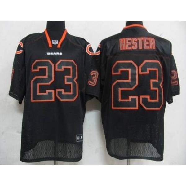 Bears #23 Devin Hester Lights Out Black Stitched NFL Jersey