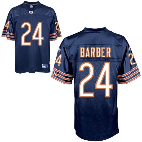 Bears #24 Marion Barber Blue Stitched NFL Jersey