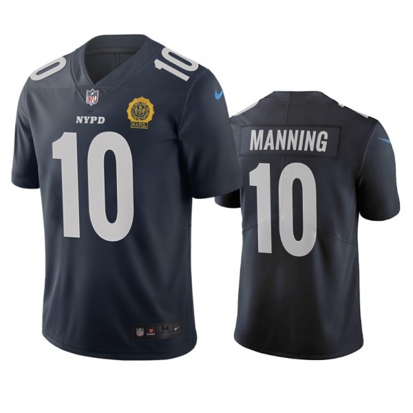 New York Giants #10 Eli Manning Navy Vapor Limited City Edition NFL Jersey